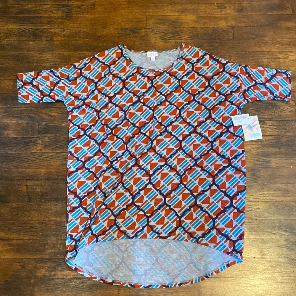 NWT medium Irma purple/grey/red